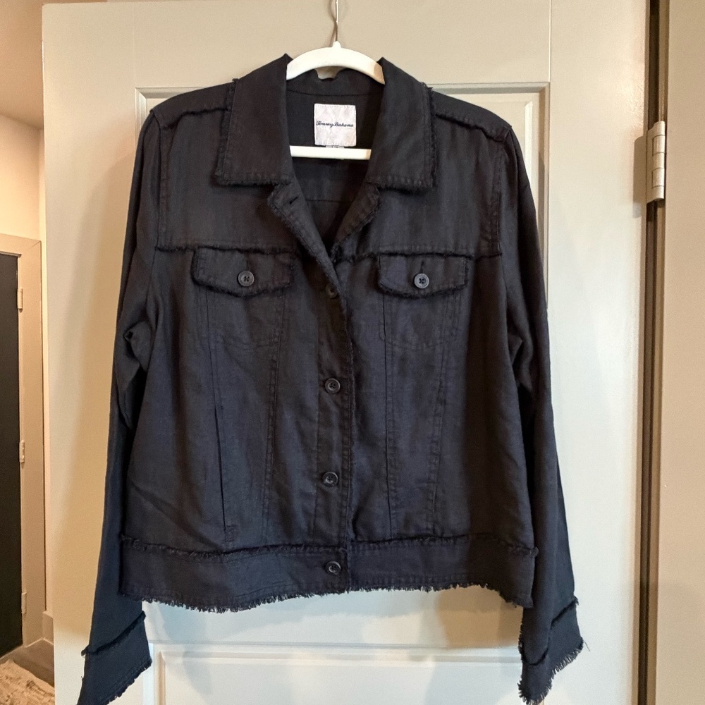 Tommy Bahama Linen Jean Jacket - Large